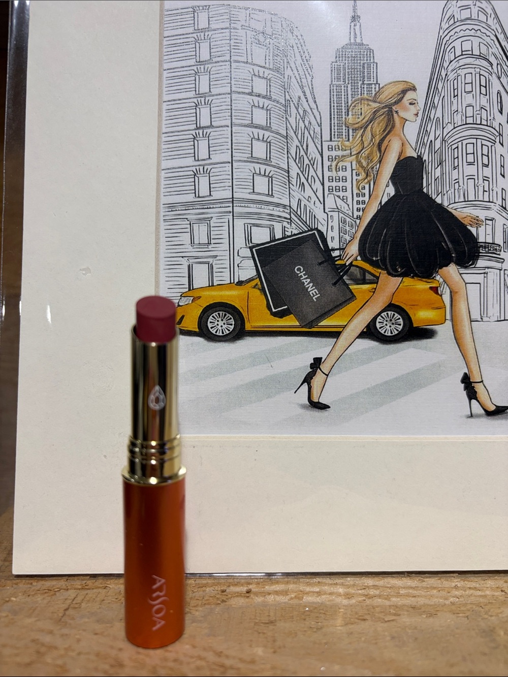 ARSOA Livest Lipstick R - dusty red - Japanese exclusive